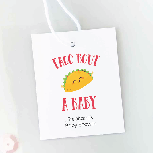 Taco Bout A Baby Baby Shower Favor Tags