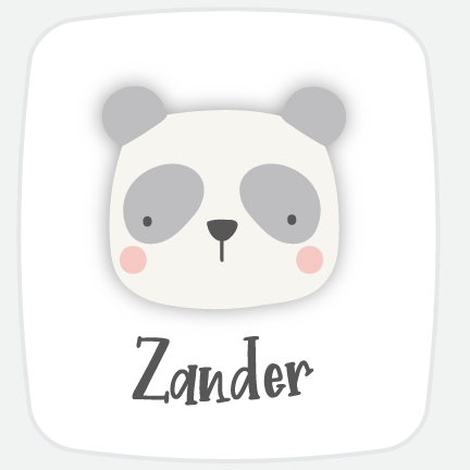 Cute Animal Custom Name Stickers-personalized labels-Paper Cute Ink