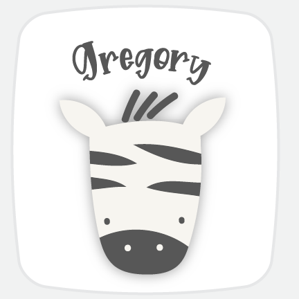 Cute Animal Custom Name Stickers-personalized labels-Paper Cute Ink