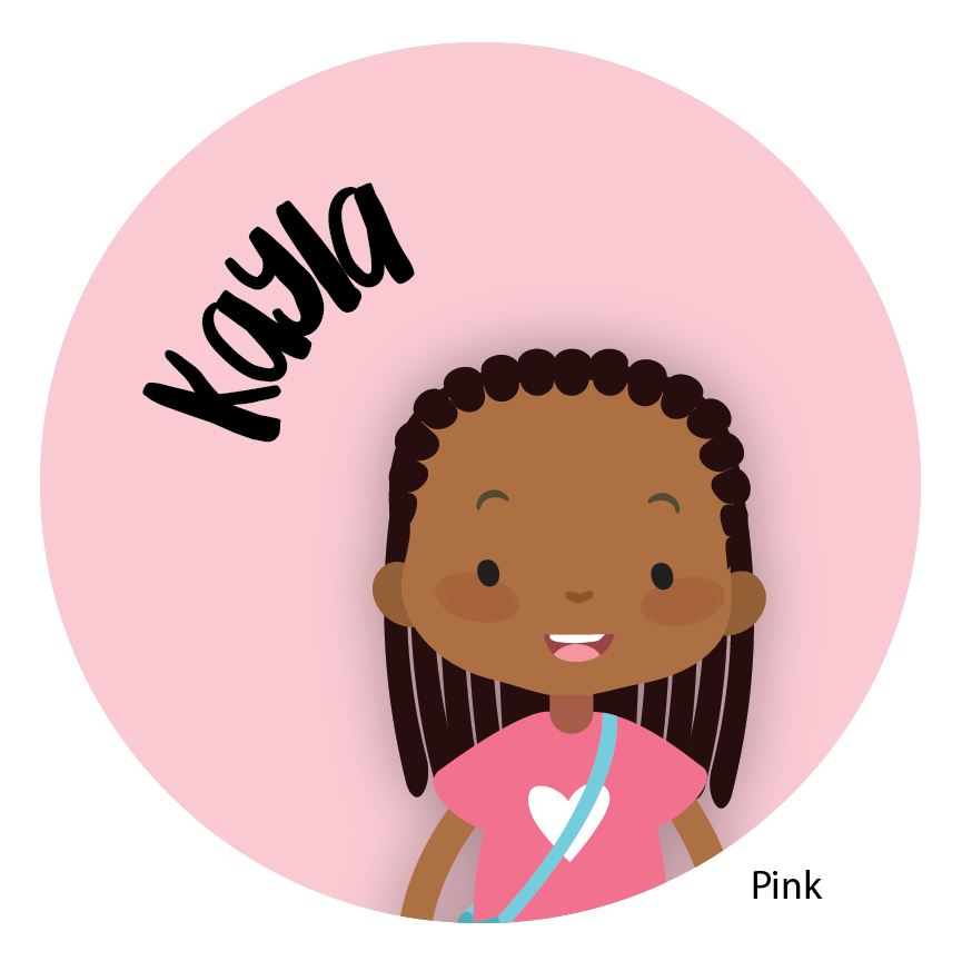 Personalized Childrens Stickers African American-kids stickers-Paper Cute Ink