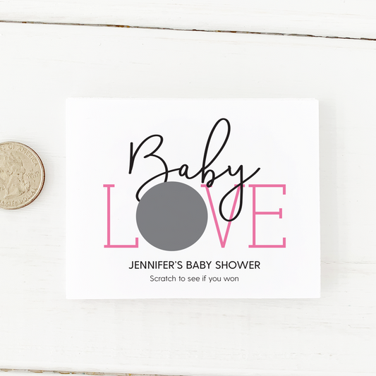 Baby Love Baby Shower Scratch Offs