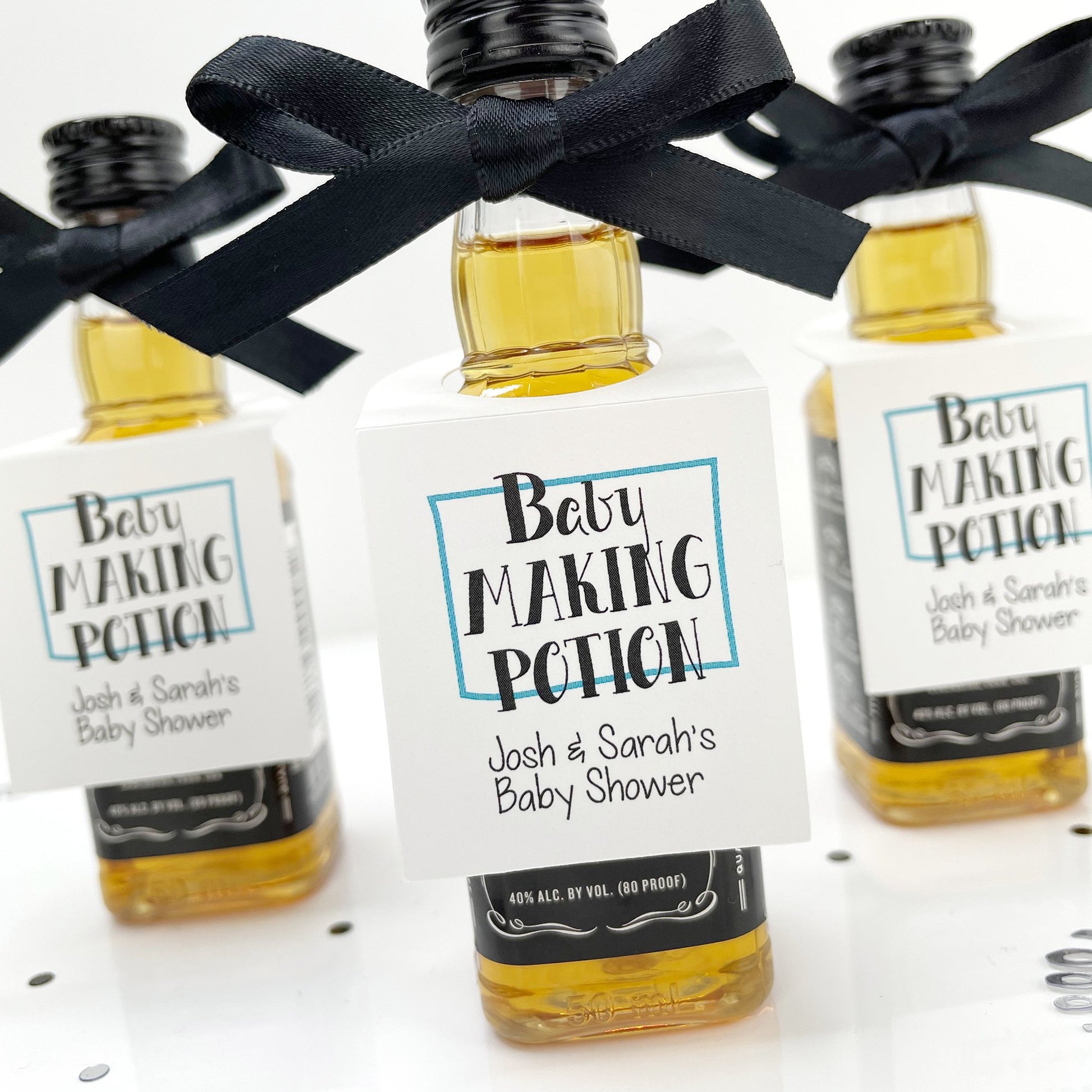 Baby Making Potion Tags-mini bottle tags-Paper Cute Ink
