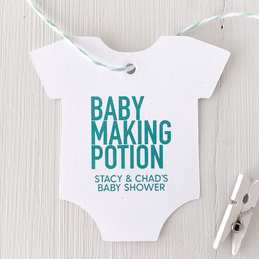 Baby Making Potion Baby Shower Tags-medium bodysuit tags-Paper Cute Ink