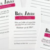 Baby Shower Advice Cards-advice cards-Paper Cute Ink
