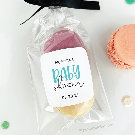 baby shower favor labels