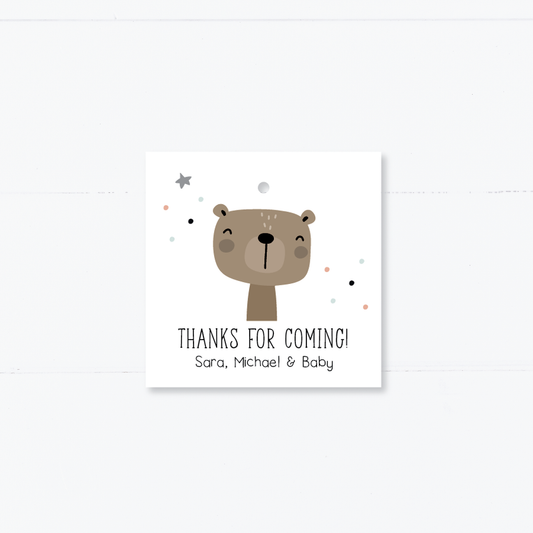 Bear and Balloons Thank You Tags-hang tags-Paper Cute Ink