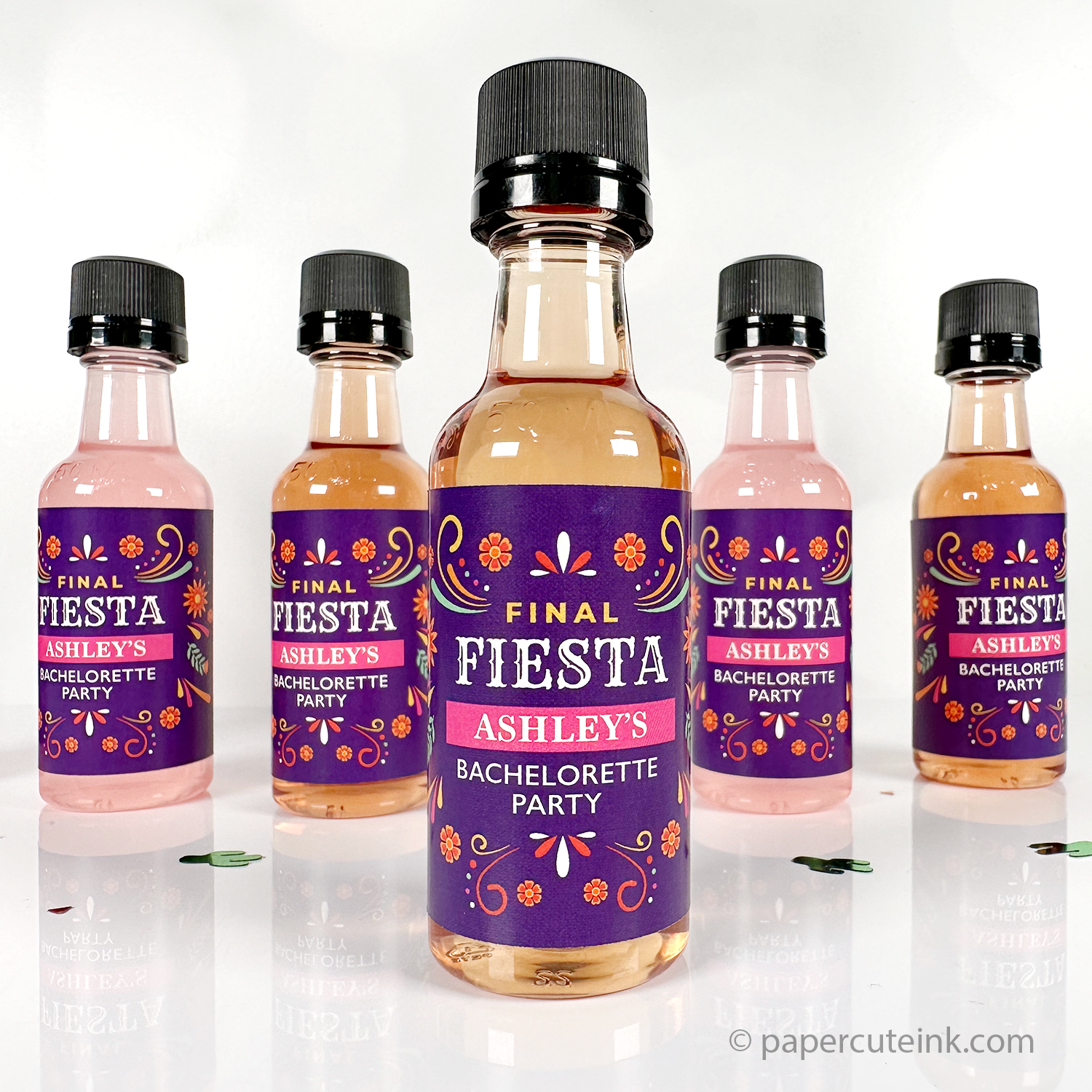 purple mexican pattern final fiesta bachelorette party favors