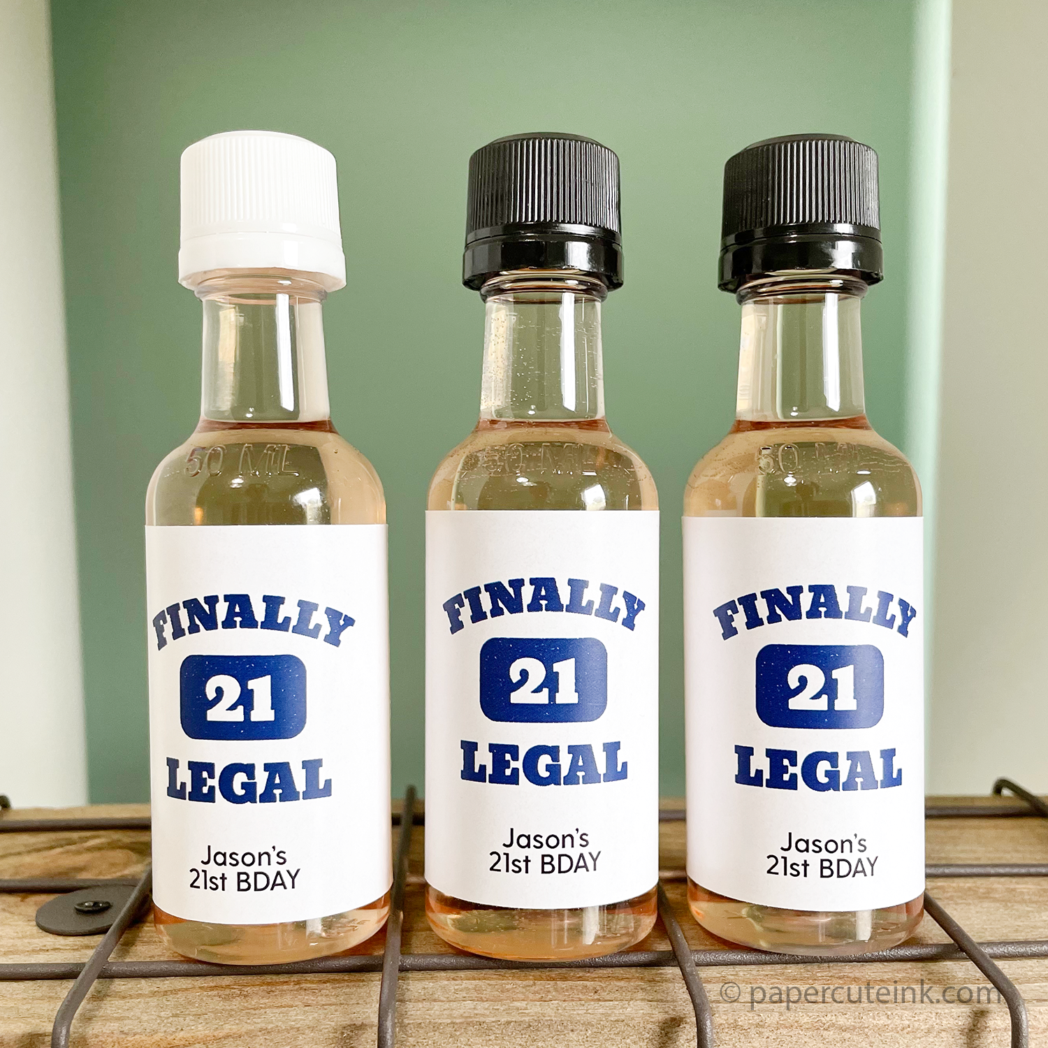 21st birthday party favors