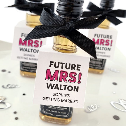 Future Mrs Bridal Shower Bottle Tags