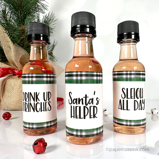 mini liquor bottles Christmas stocking stuffers