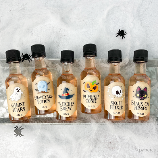 halloween potion bottles