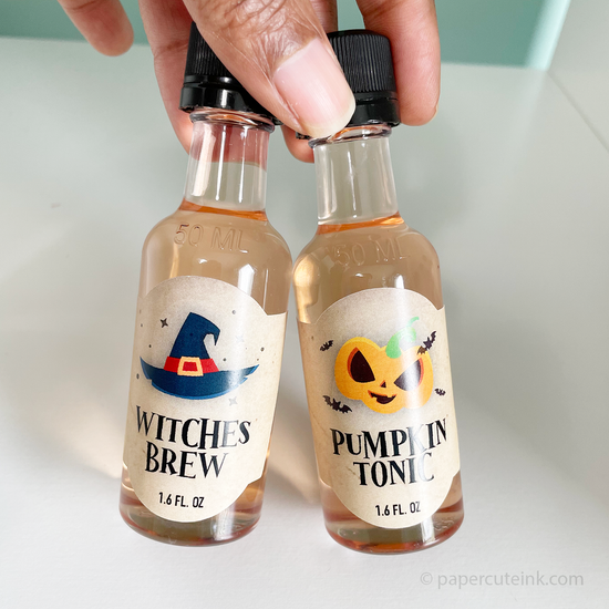 witch spell halloween party favors