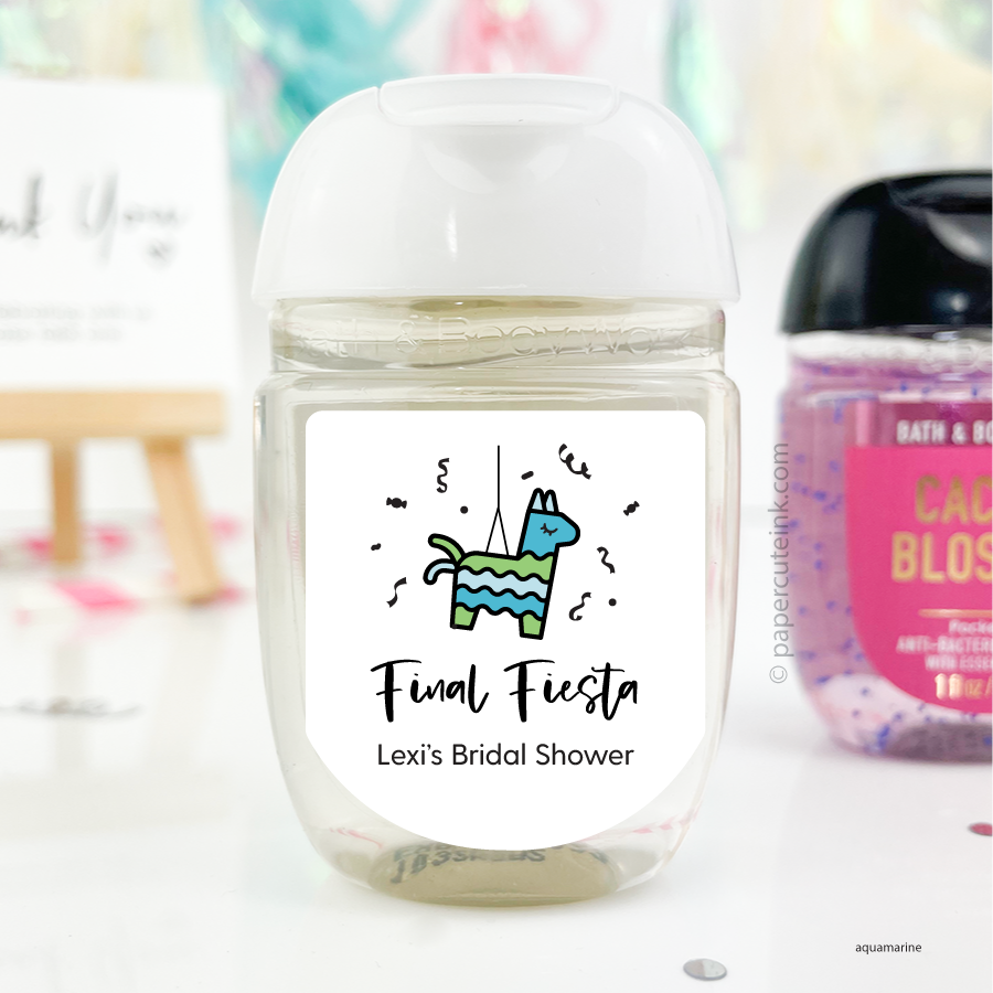 fiesta bridal shower favor labels for fiesta bridal shower favors