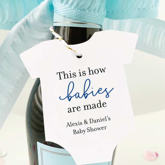 This is How Babies are Made  Baby Shower Tags