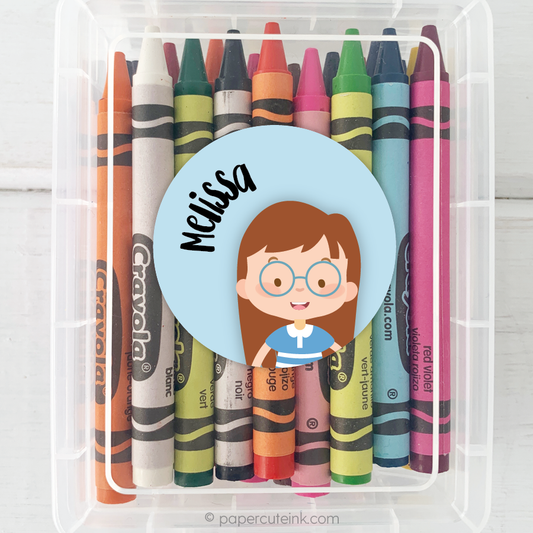 Personalized Childrens Stickers-kids stickers-Paper Cute Ink