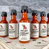 one hot mama chili pepper labels mini hot sauce bottles