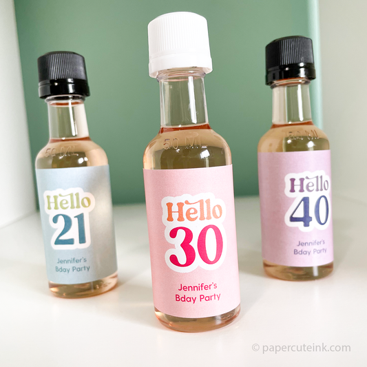 30th birthday party favors