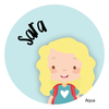 Personalized Childrens Stickers-kids stickers-Paper Cute Ink