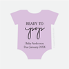baby shower ready to pop baby shower stickers for popcorn favors in lavender