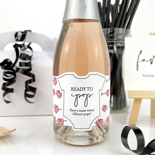 Ready to Pop Mini Champagne Labels-mini champagne labels-Paper Cute Ink