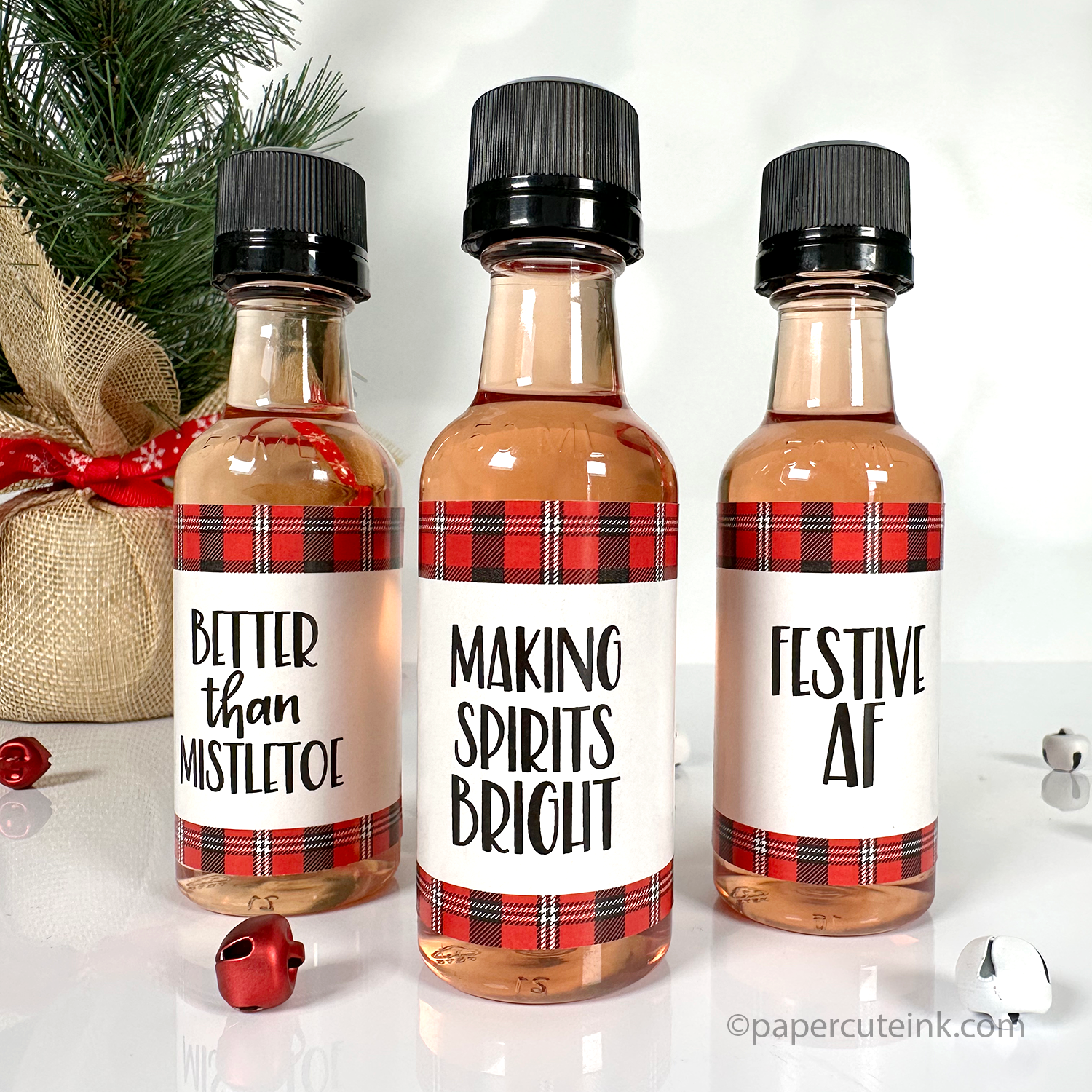 stocking stuffers mini liquor bottle labels