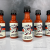 Hot Stuff adult birthday party favors mini hot sauce bottles