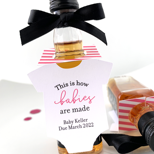 this is how babies are made mini shot tags