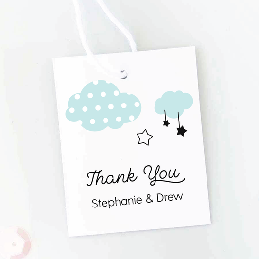 Twinkle Twinkle Little Star Baby Shower Favor Tags