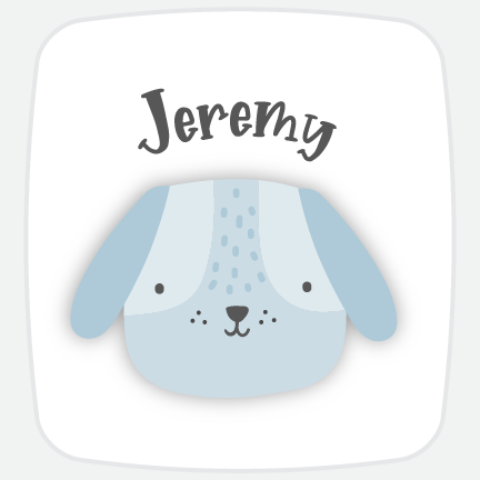 Cute Animal Custom Name Stickers-personalized labels-Paper Cute Ink