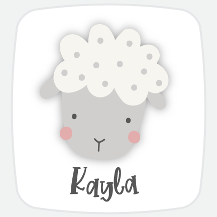 Cute Animal Custom Name Stickers-personalized labels-Paper Cute Ink