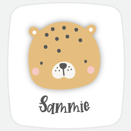 Cute Animal Custom Name Stickers-personalized labels-Paper Cute Ink