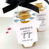 about to pop baby shower alcohol favors