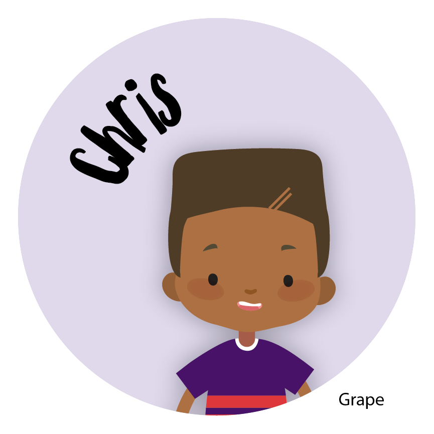 Personalized Childrens Stickers African American-kids stickers-Paper Cute Ink