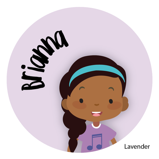 Personalized Childrens Stickers African American-kids stickers-Paper Cute Ink