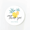 Aloha Baby pineapple baby shower favor labels