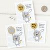 Baby Bunny Gender Reveal Scratch Offs-scratch off cards-Paper Cute Ink