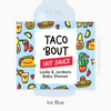 Taco Bout A Baby Mini Hot Sauce Bottles Baby Shower Favors, Set of 12 Labels