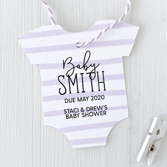 Baby Shower Gift Tags-onesie tags-Paper Cute Ink