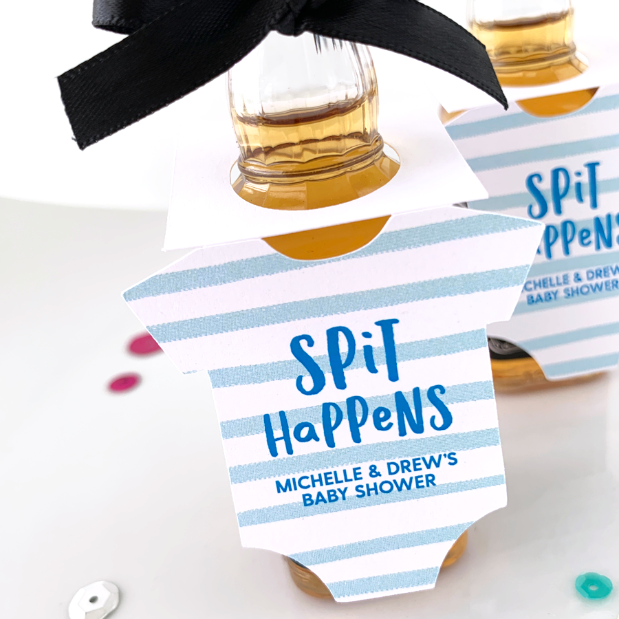 Spit Happens Mini Drink Tags