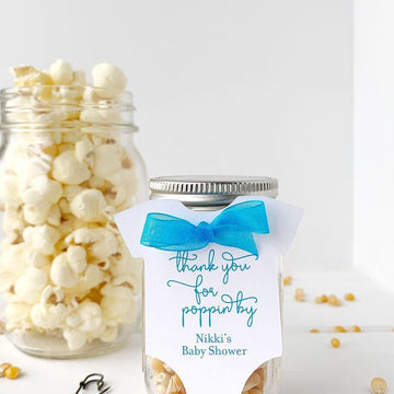 Thanks For Popping By Popcorn Favor Tags