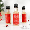 Your best shot at a merry christmas shot glass liquor bottle labels