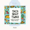 Taco Bout A Baby, Baby Shower Favors Mini Liquor Bottle Labels, Set of 12