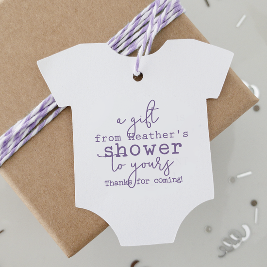 Baby hotsell favor tags