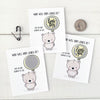 Baby Bear Gender Reveal Scratch Offs-scratch off cards-Paper Cute Ink