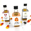 halloween you've been boozed mini liquor bottle tags