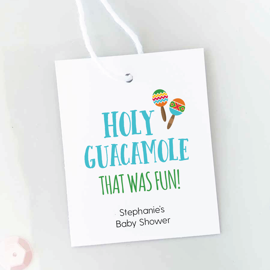 holy guacamole guest favor tags
