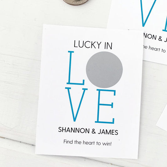 Lucky In Love Scratch Off Game-scratch off cards-Paper Cute Ink