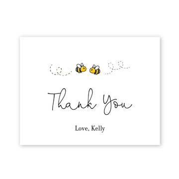 Meant To Bee Bridal Shower Thank You Cards