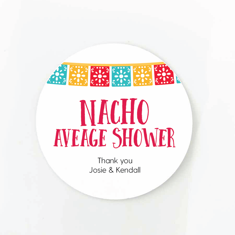 nacho you average party labels