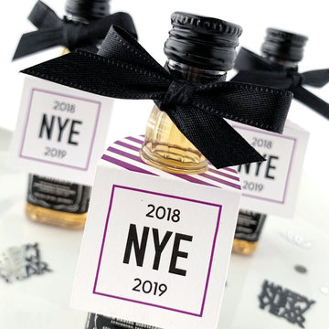 New Years Eve Party Mini Bottle Party Favor Tags